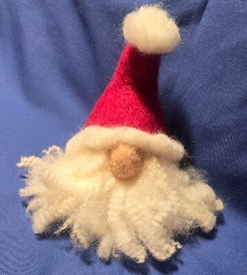 Make a Santa Gnome with Needle Felting